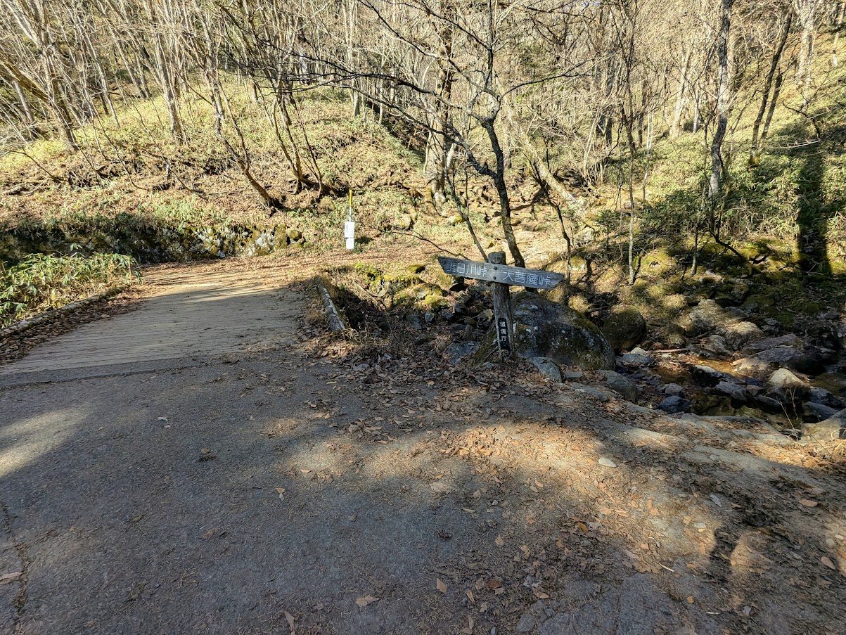 大菩薩嶺(大菩薩峠から福ちゃん荘)