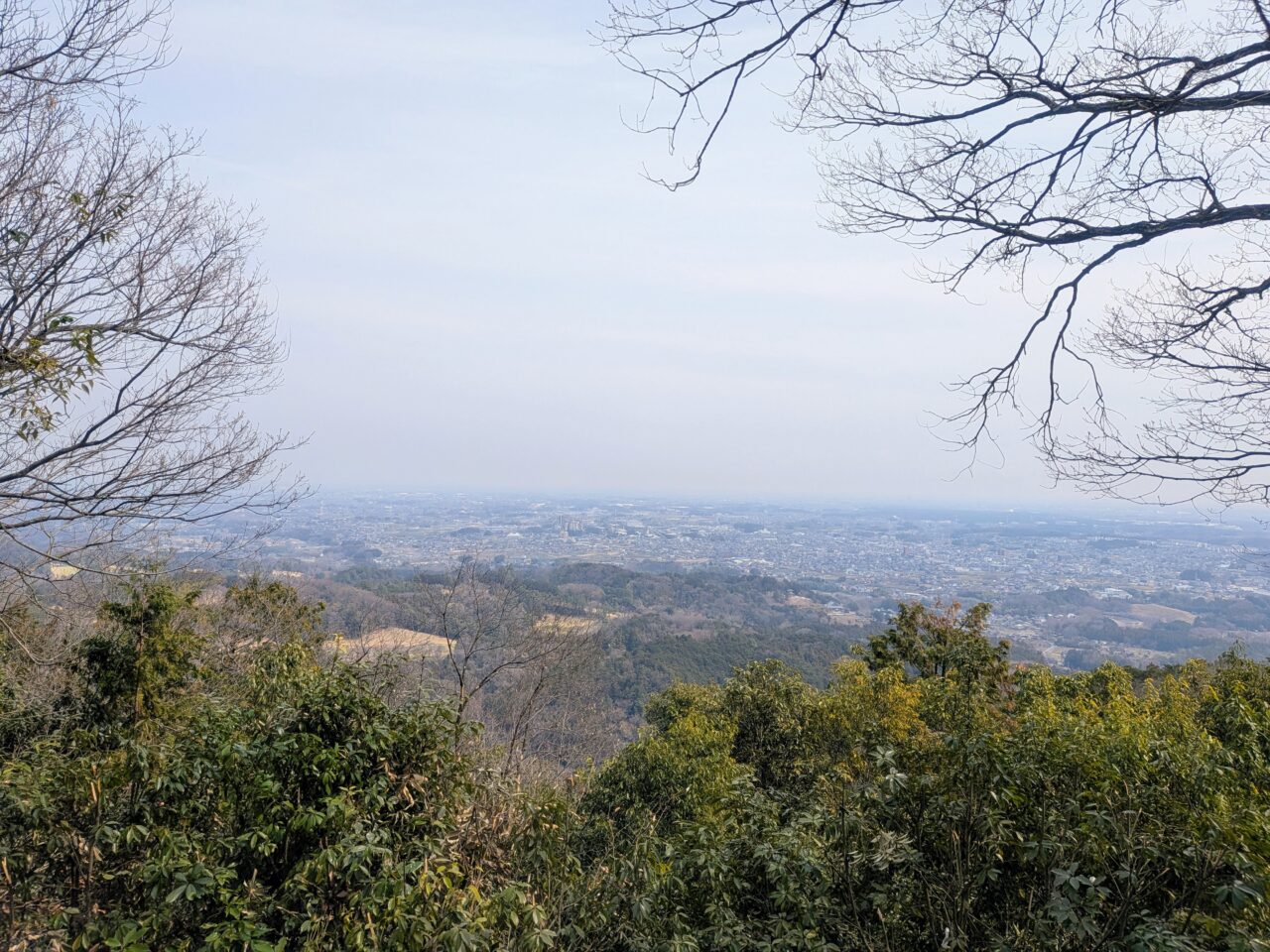 日和田山山頂からの景色