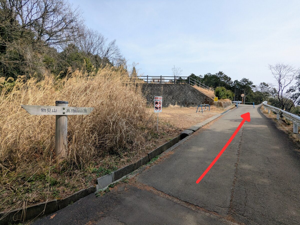日和田山(日和田山山頂から高指山)