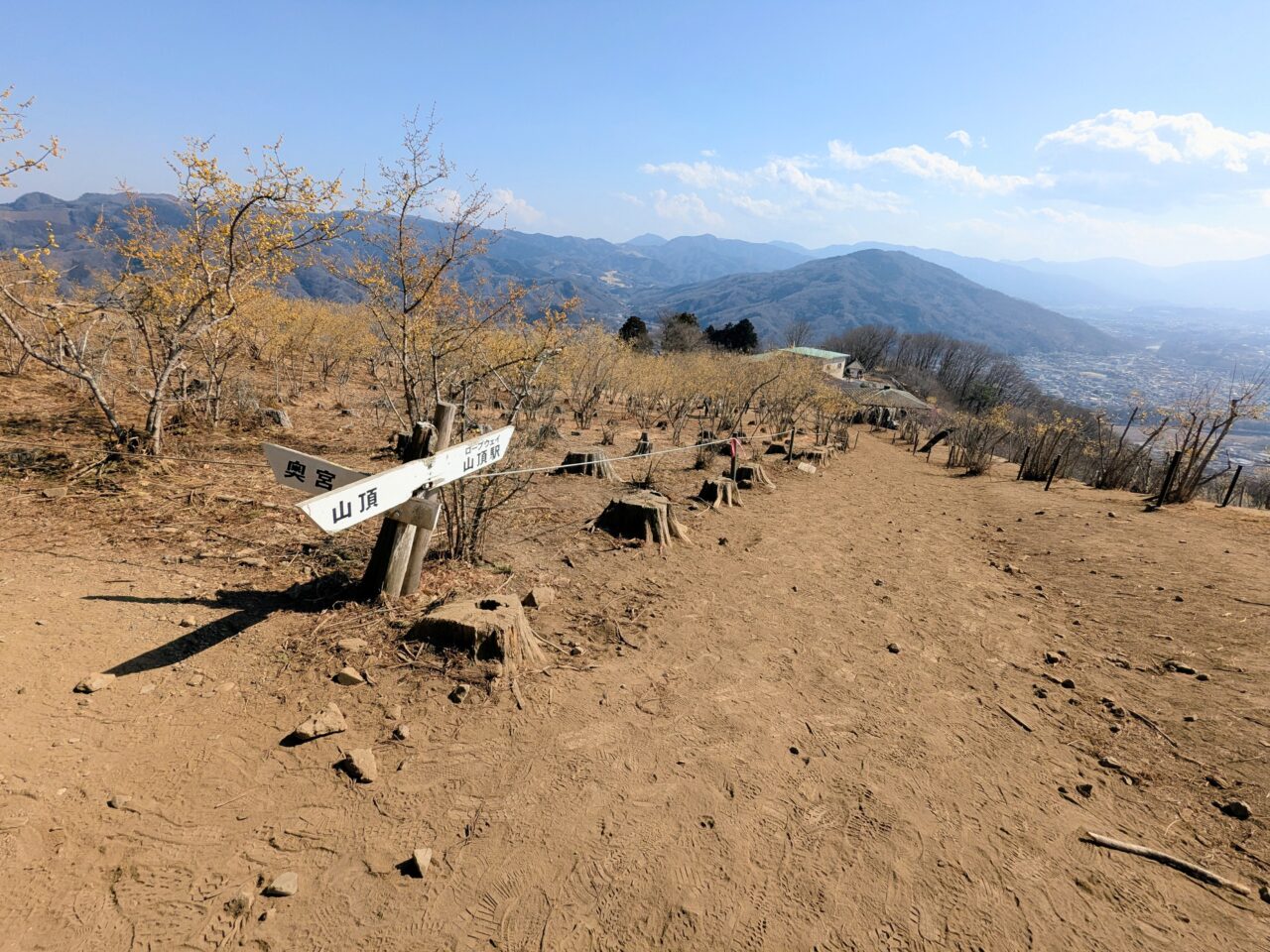 宝登山（宝登山山頂から長瀞駅）