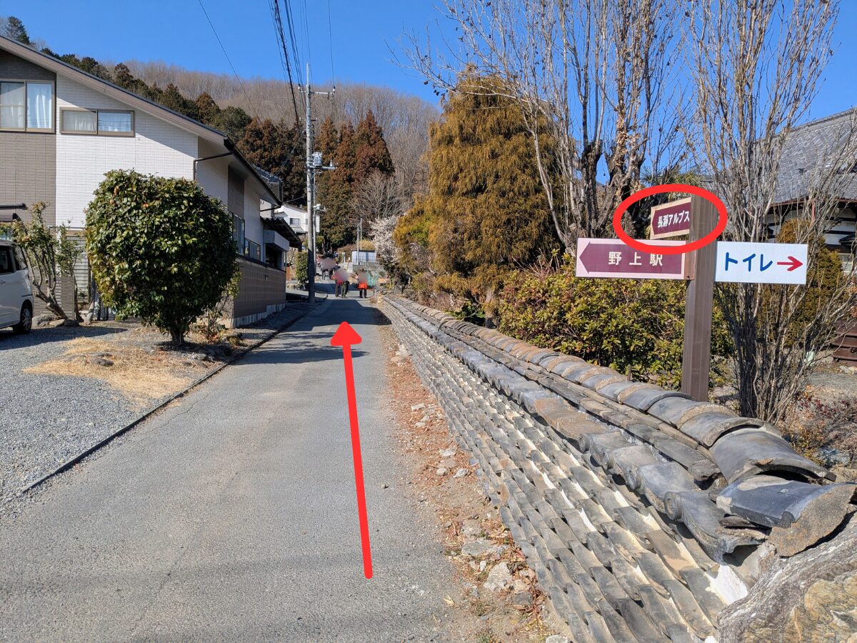 宝登山（野上駅から長瀞アルプス登山口）