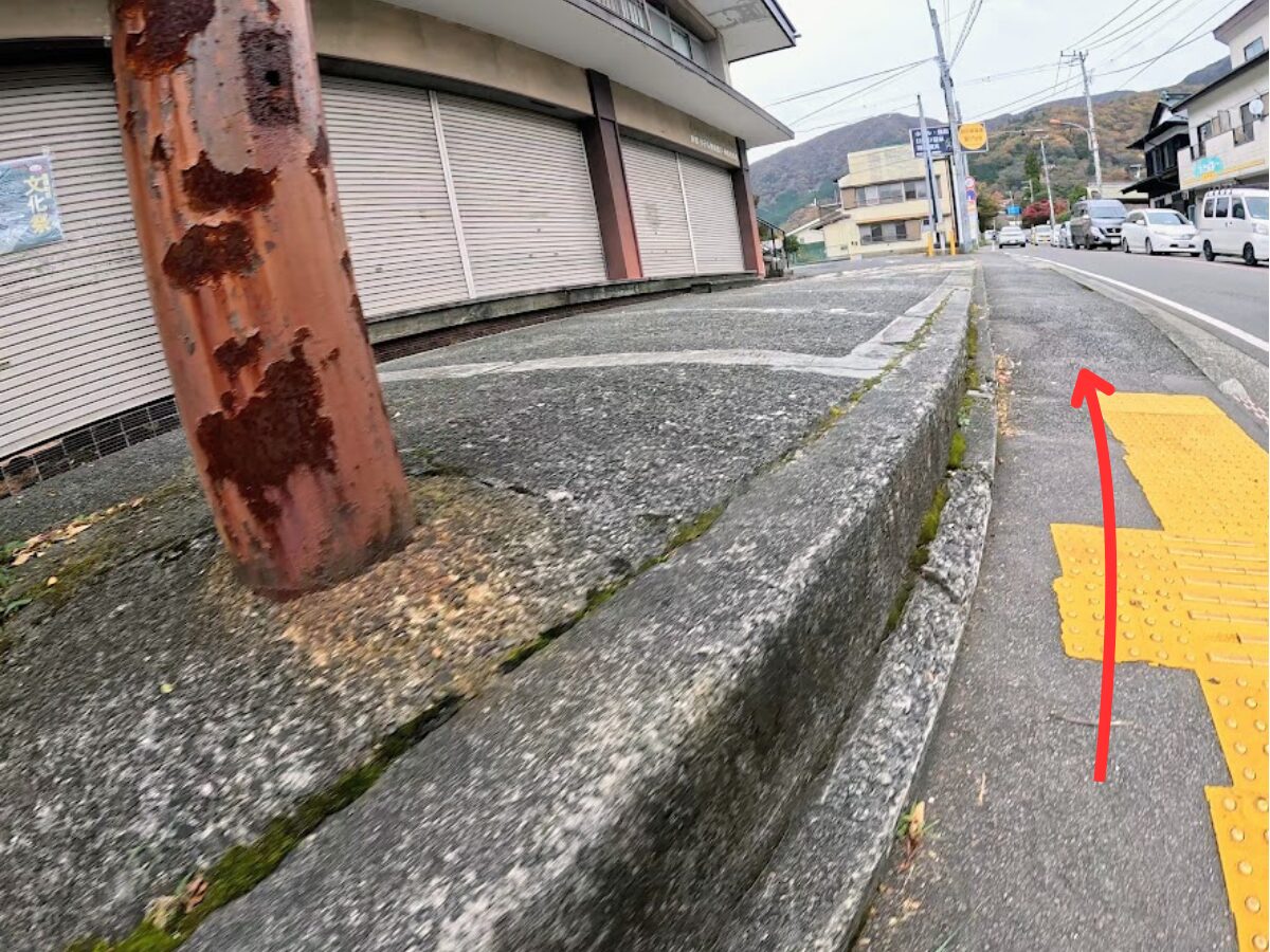 金時山へのアクセス(仙石バス停から金時神社入口)
