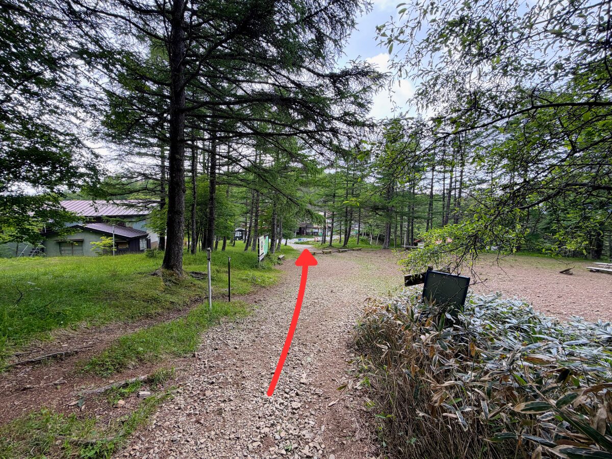 入笠山(入笠山山頂からマナスル山荘)
