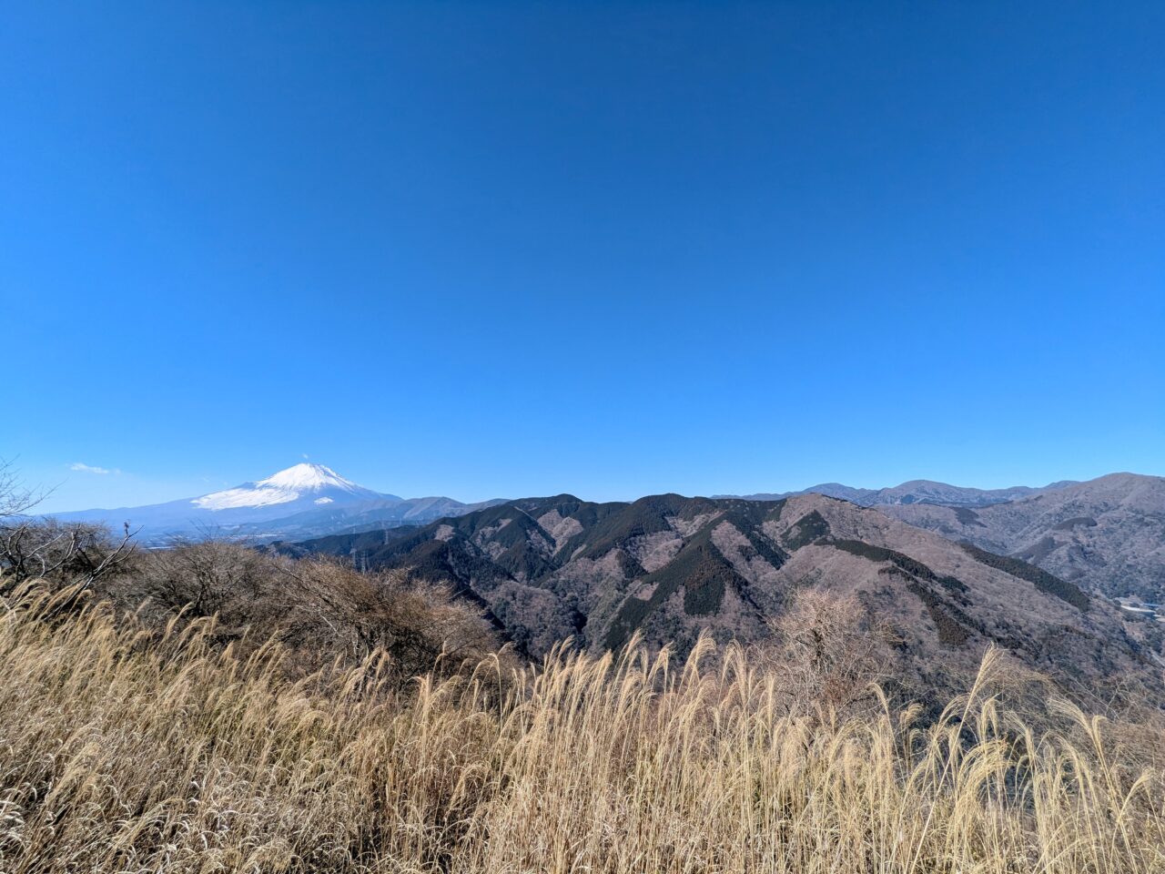 大野山山頂からの景色