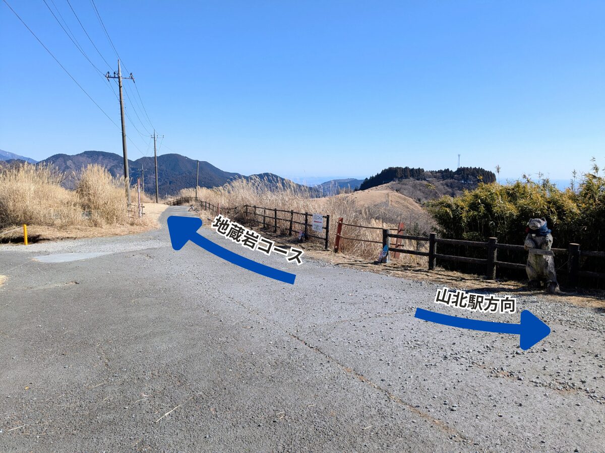 大野山（大野山山頂から山北駅）