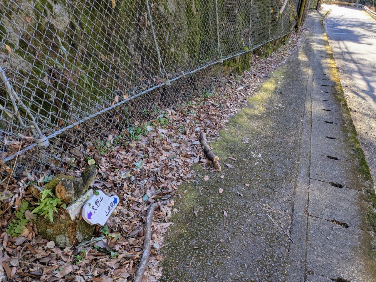 大野山（大野山山頂から山北駅）