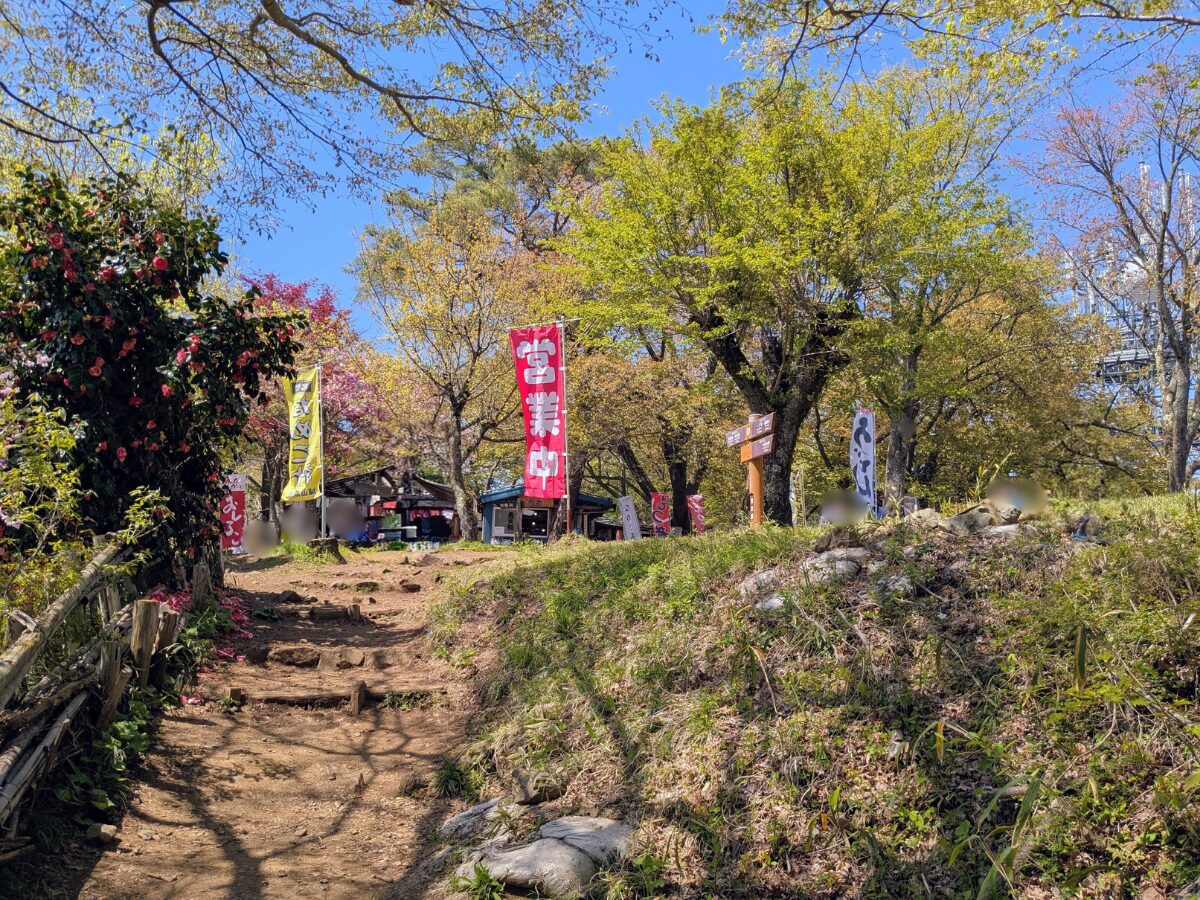 高尾山（高尾山山頂から小仏城山）